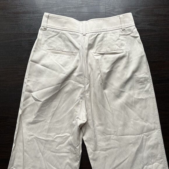 Everlane Womens Wide Leg Trousers Ultra High Waist Pleated Straight Fit Pants - Picture 6 of 10